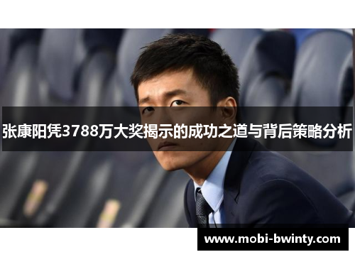 张康阳凭3788万大奖揭示的成功之道与背后策略分析