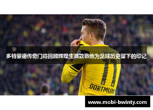 多特蒙德传奇门将回顾辉煌生涯致敬他为足球历史留下的印记